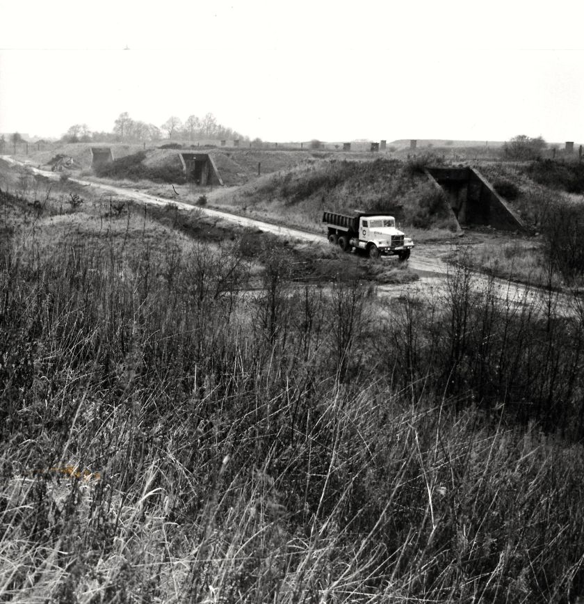 Birchwood bunkers prior to demolition